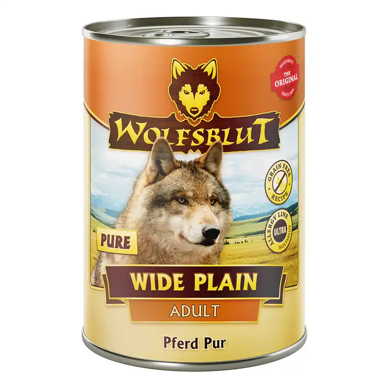 WOLFSBLUT Wide Plain Pferd Pur 395g Hundenassfutter Jetzt Kaufen